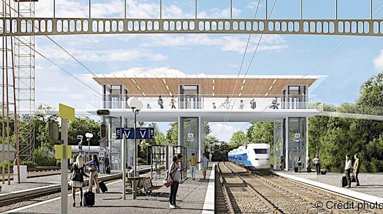 PASSERELLE – Elle va enjamber la gare de Pau et facilitera l’accès aux trains